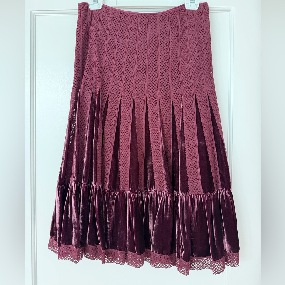Free People Mauve A-Line Skirt
